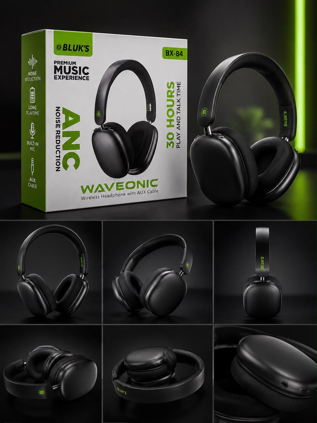 BLUK’s BX-84 HEADPHONES - Image 2