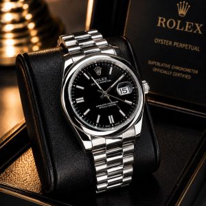 ROLEX DATE JUST PLAIN BEZEL