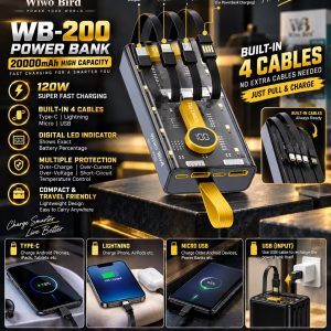 Alternative view of WB-200  120W Super Fast Charging
